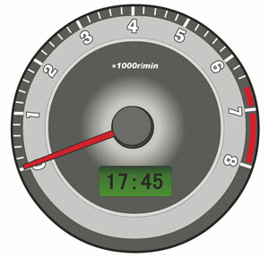 发动机转速表图解汽车转速表怎么看